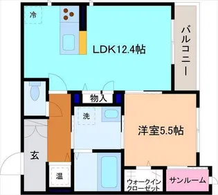 リラフォート【1階】の間取り