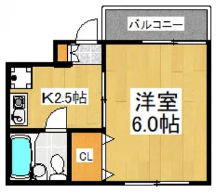 コーポサニー【3階】の間取り