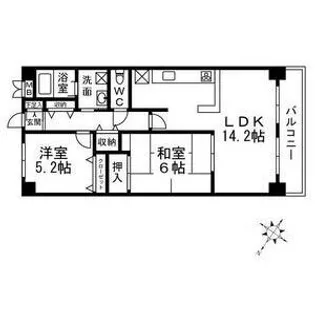 ライオンズマンション姫路東今宿【12階】の間取り