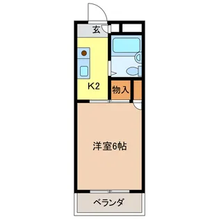コーポMAS【3階】の間取り