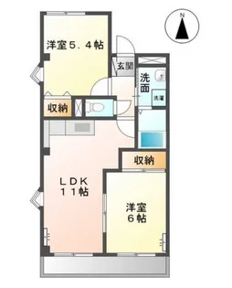 カシオペア【2階】の間取り