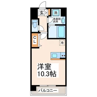 SQUARE大津【6階】の間取り