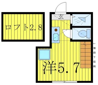 アーバン西尾久【1階】の間取り