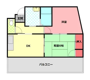 ロイヤルハイツ木村2号館【3階】の間取り