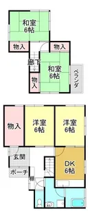 滋賀県大津市今堅田2【一戸建】の間取り