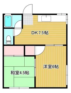 宮原アパート【1階】の間取り