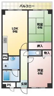 ヴィラシャトー【6階】の間取り