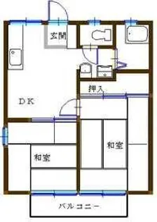 メゾン清宮【1階】の間取り