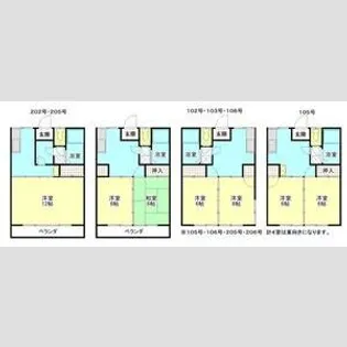 パインハウスI【1階】の間取り