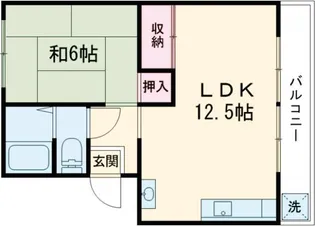 第一中村ビル【3階】の間取り