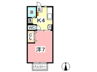 グリーンヒルズ M【2階】の間取り