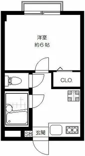 ハイツ三ノ輪【3階】の間取り