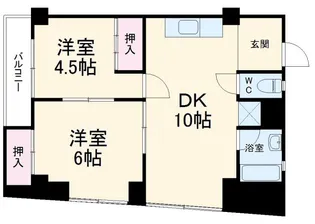長井ビル【4階】の間取り