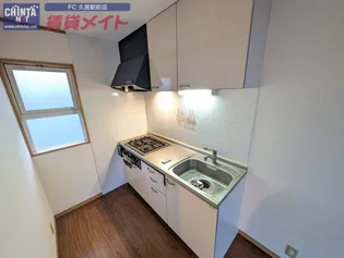 ソレイユ21 B棟のキッチン