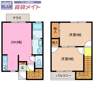 ソレイユ21 B棟の間取り