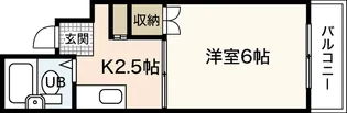 Associe中広【4階】の間取り