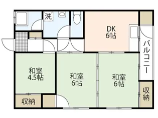 太田荘【2階】の間取り