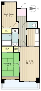 コーポレート相模原三丁目【9階】の間取り