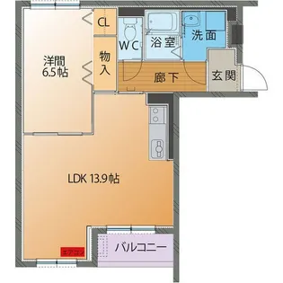 Heartful Mansion Iris【2階】の間取り