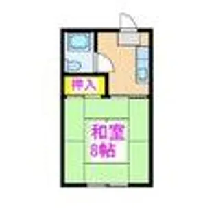鹿児島県霧島市国分上小川【アパート】の間取り