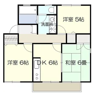 セジュールi【2階】の間取り
