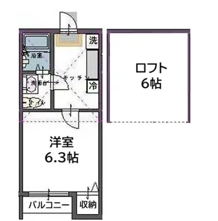 i-STATE泉【2階】の間取り