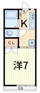 ミドリハイツ【2階】の間取り