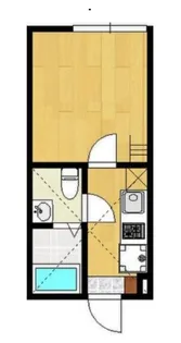 アザーレ・パッシオ生田B【2階】の間取り