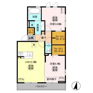 ルチアーナ【3階】の間取り