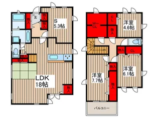 埼玉県さいたま市見沼区深作1【一戸建】の間取り
