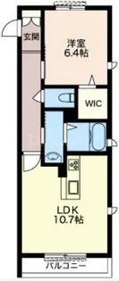 フォレナA【2階】の間取り