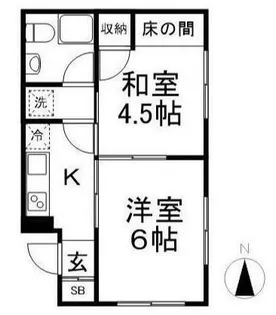 東京都中野区丸山2【マンション】の間取り