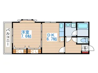 ベルハイツ III【1階】の間取り