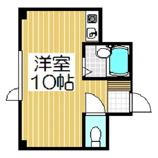 クレセントコート【3階】の間取り