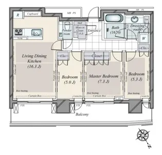 パークコート赤坂檜町ザタワー【35階】の間取り