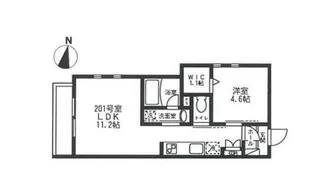 ラシーネ奥沢【2階】の間取り