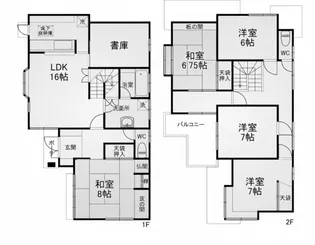 埼玉県加須市向古河【一戸建】の間取り