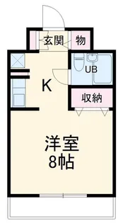 ヴェルス本八幡【6階】の間取り