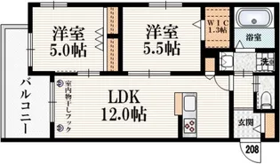 Maison de MORI【2階】の間取り
