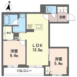 メゾン ド スリジエ【1階】の間取り