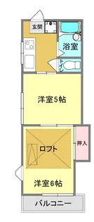 メゾンベール幕張【2階】の間取り