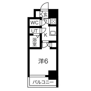 大阪府大阪市東淀川区豊新5【マンション】の間取り
