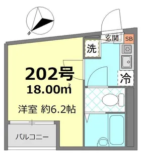 メゾンたくづの【2階】の間取り