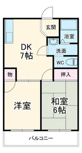 スカイパレス【3階】の間取り