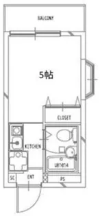 DRホームズ桜台II【3階】の間取り