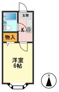 タウンコート篠崎A棟【1階】の間取り
