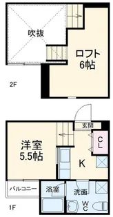 spade【2階】の間取り