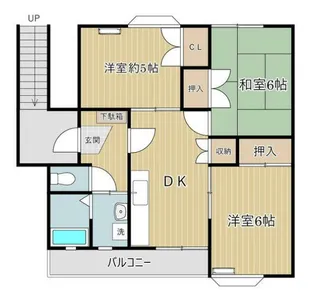メゾン・クレール【2階】の間取り