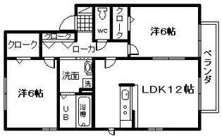 ヴューコート【2階】の間取り