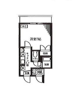 木津ハイツ【2階】の間取り